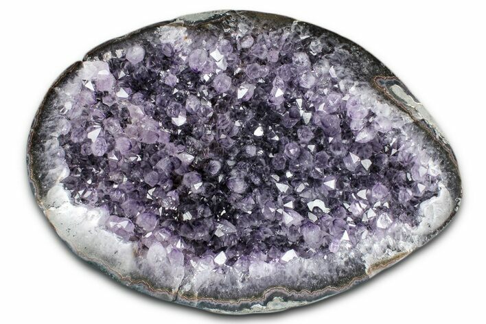 Sparkly Deep-Purple Amethyst Geode - Uruguay #345957